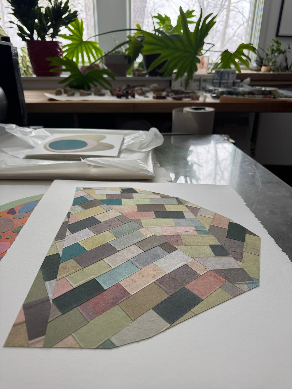 Mixed Media by Laura Berman titled "Minerals 1" - 6.