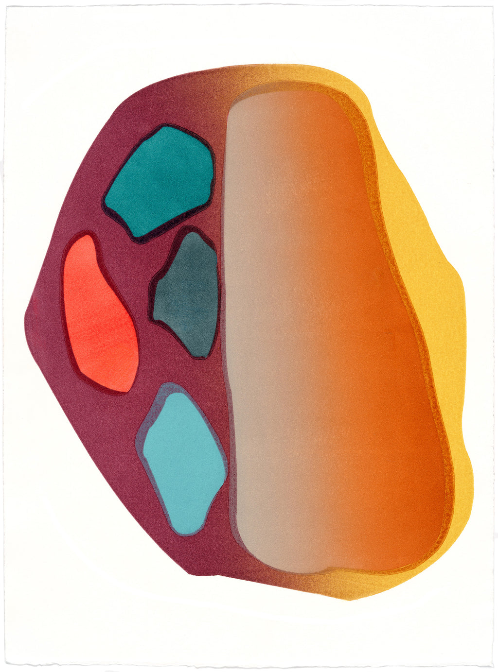 Print by Laura Berman titled "Pacifica 2" - 2.