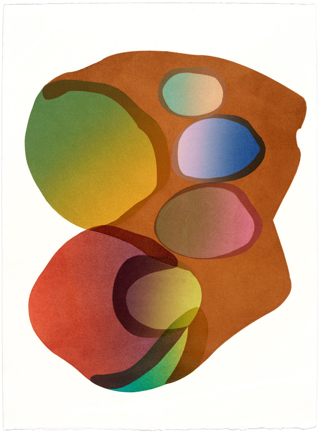 Print by Laura Berman titled "Pacifica 4" - 2.