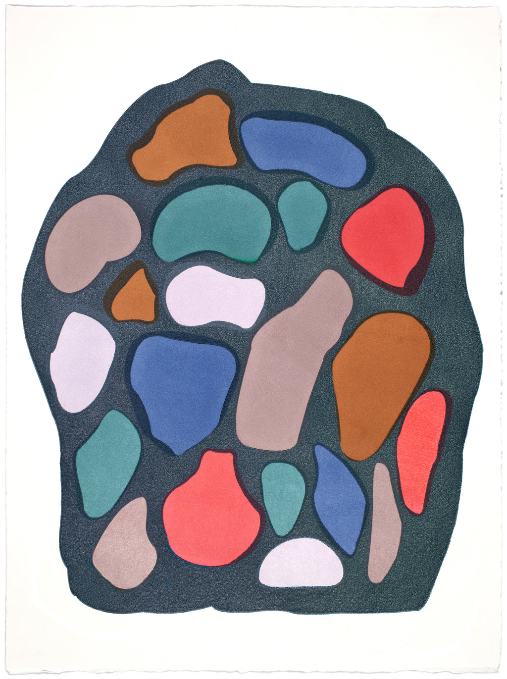 Print by Laura Berman titled "Pacifica 5" - 2.