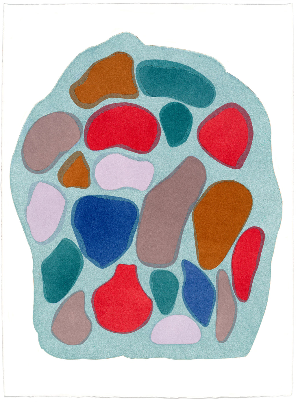 Print by Laura Berman titled "Pacifica 6" - 2.