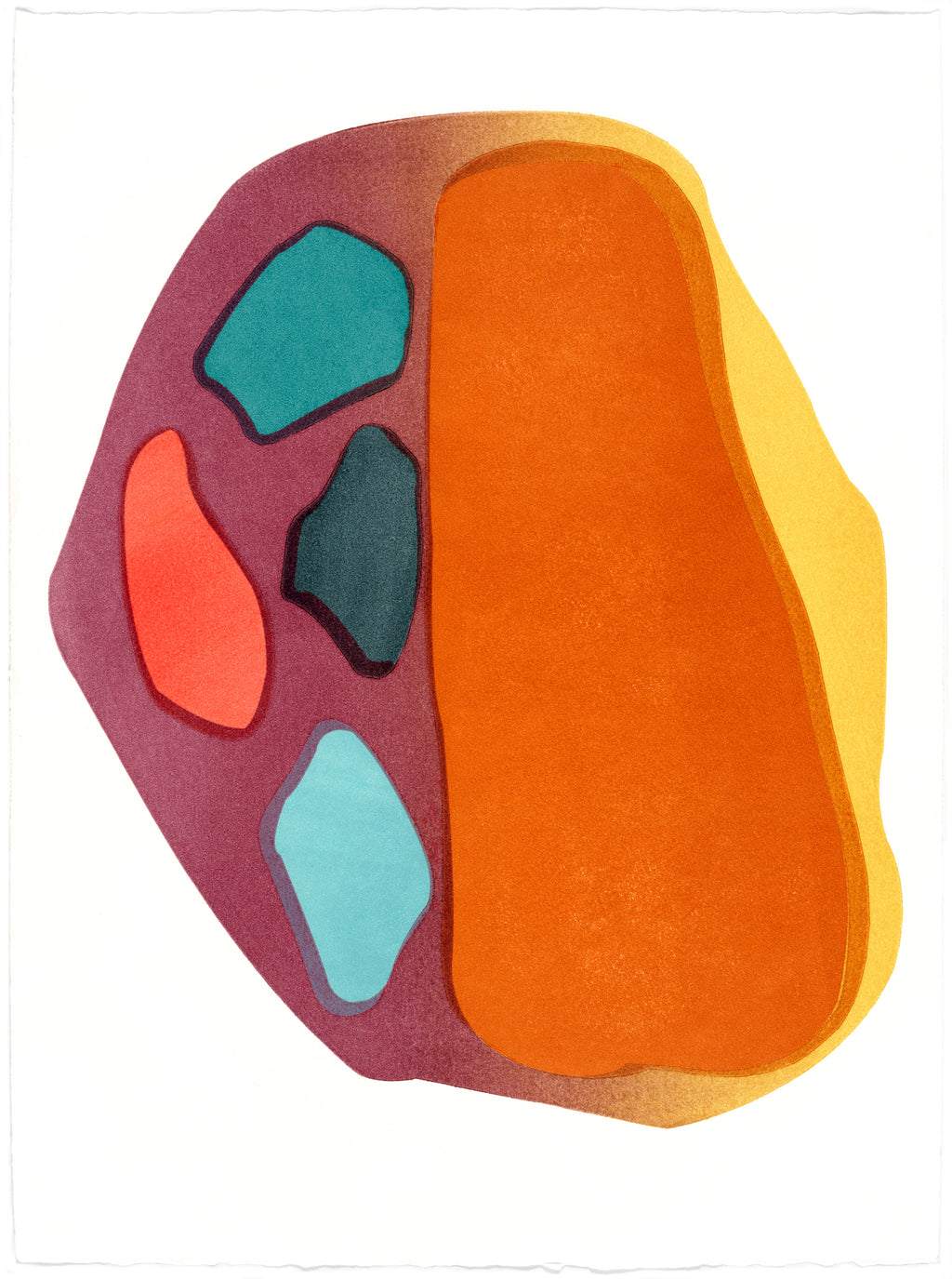 Print by Laura Berman titled "Pacifica 7" - 2.