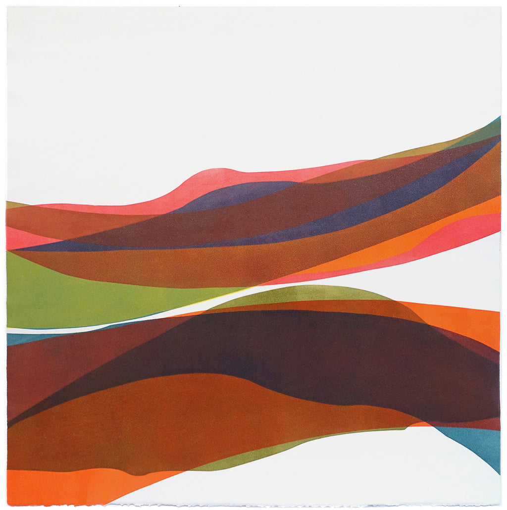 Print by Laura Berman titled "Strata 16" - 2.