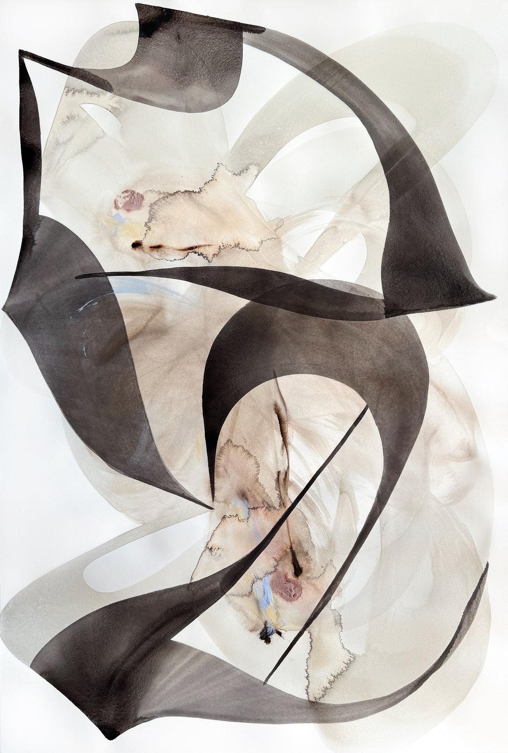 Painting by Laura Naples titled "EnchaÎnement" - 2.