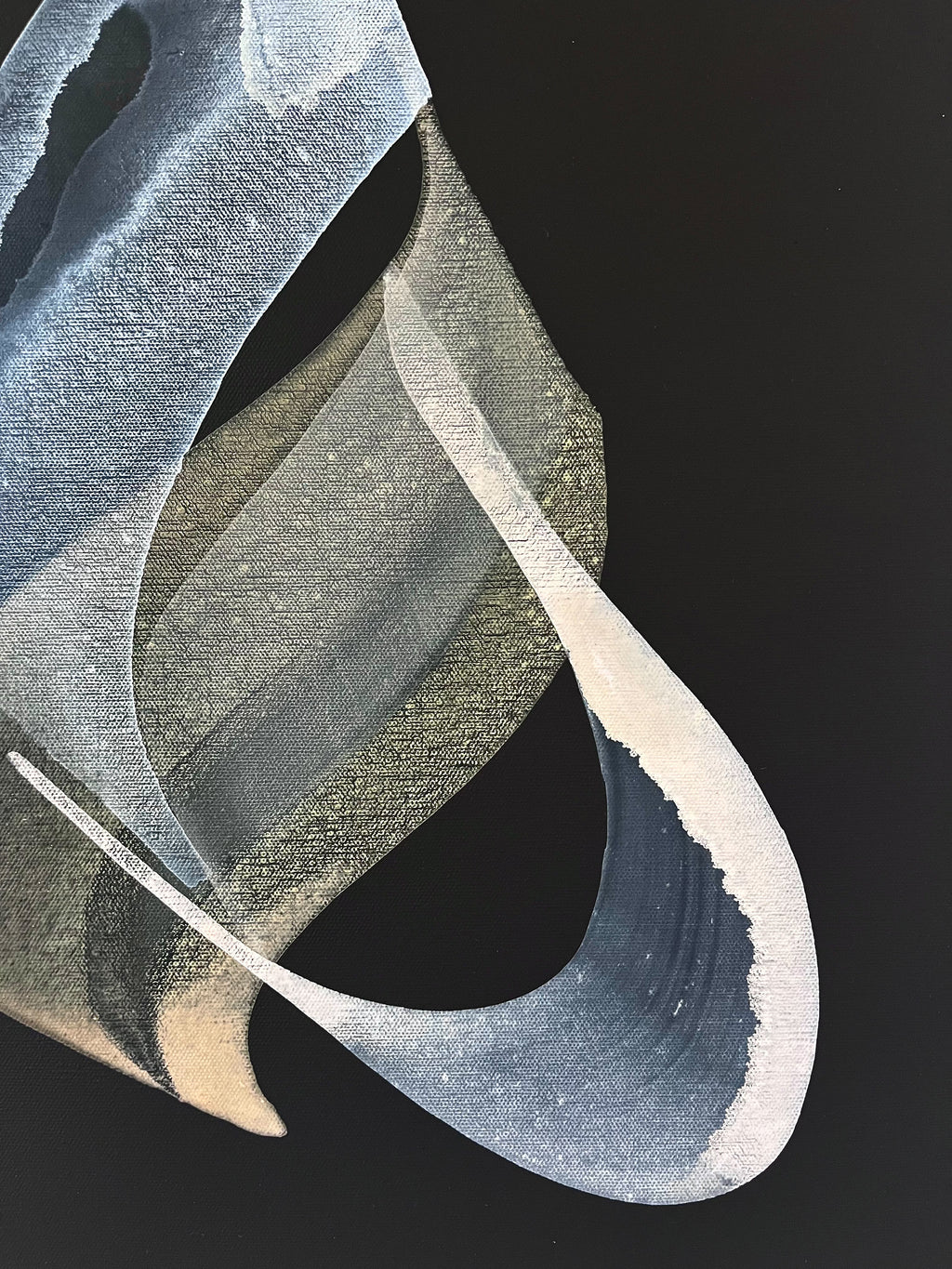 Painting by Laura Naples titled "Gathering II" - 3.