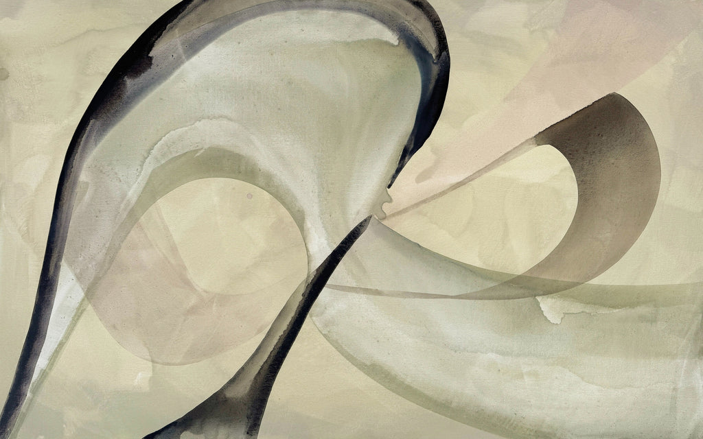 Painting by Laura Naples titled "Invisible Hands that Tend and Shape" - 2.