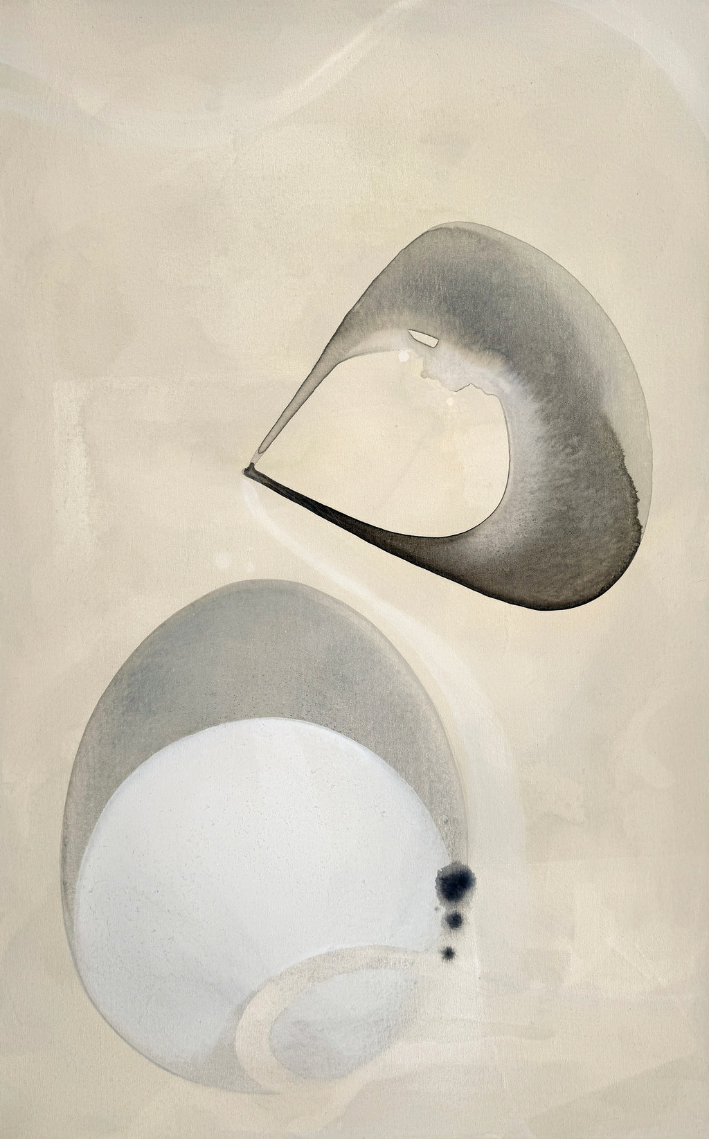 Painting by Laura Naples titled "Loosen the Thread" - 2.