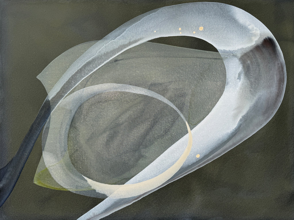 Painting by Laura Naples titled "Meet the Edges" - 2.