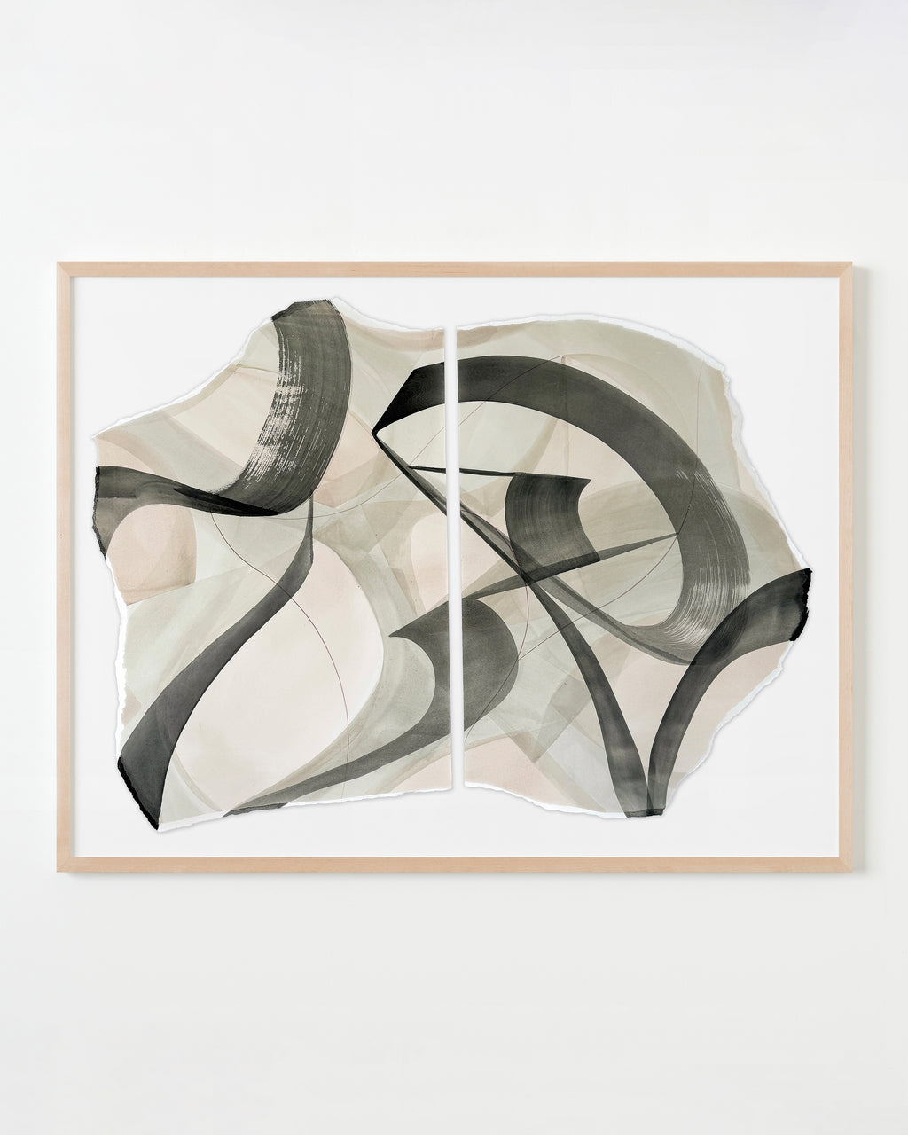 Painting by Laura Naples titled "The Line" - 4.