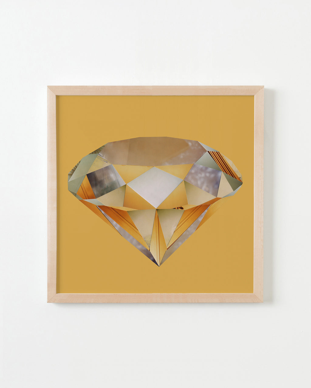 Print by Liesl Pfeffer titled "Yellow Diamond" - 4.