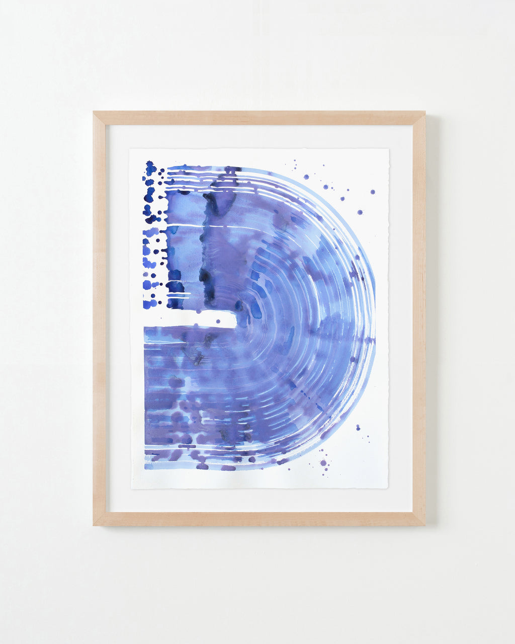 Painting by Linda Colletta titled "Lagoon X" - 4.