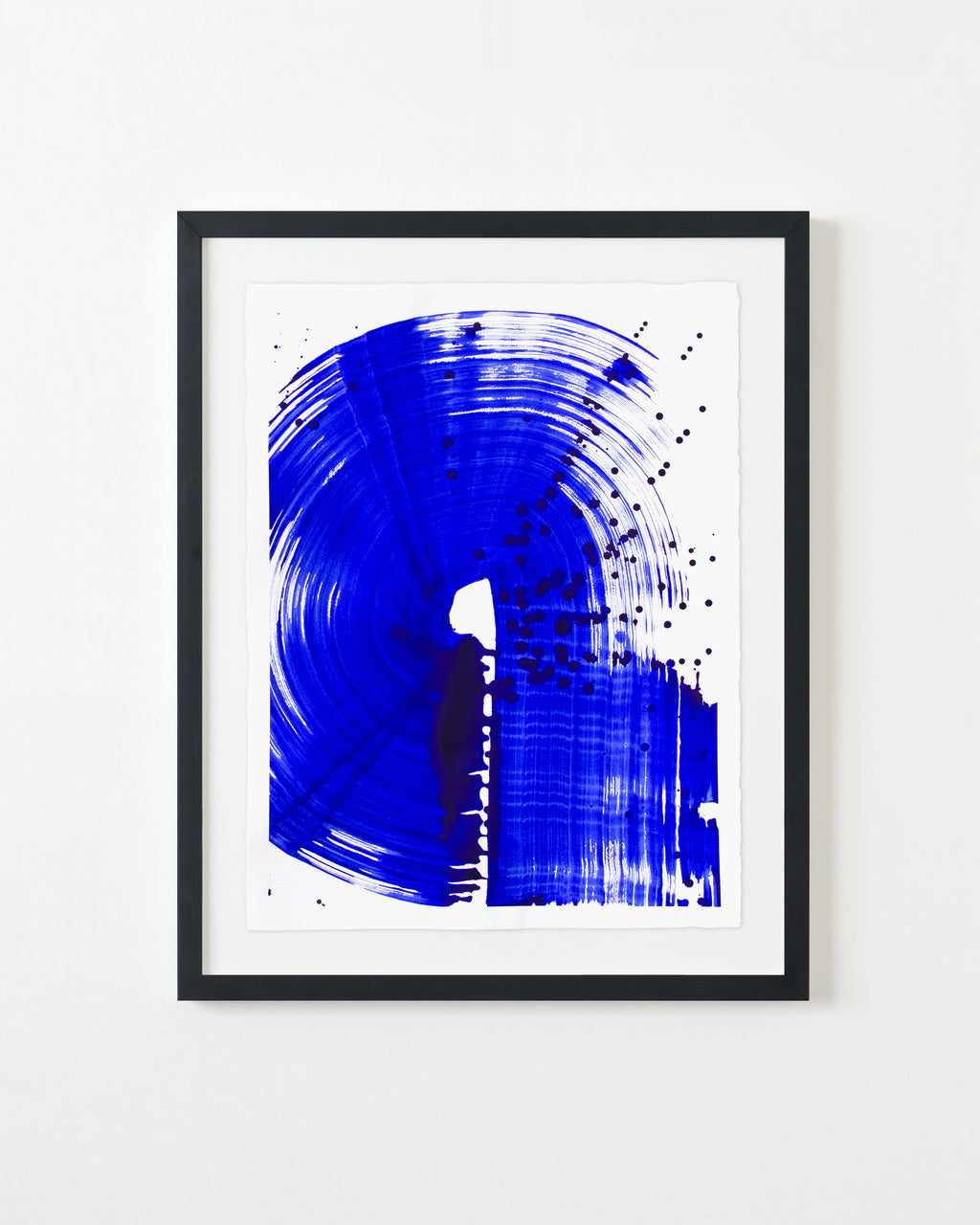 Painting by Linda Colletta titled "Lapis IX" - 3.