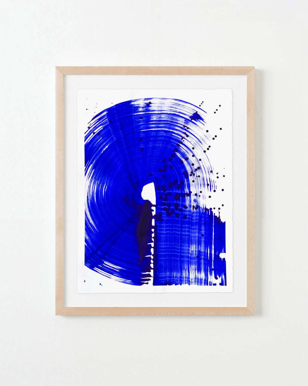 Painting by Linda Colletta titled "Lapis IX" - 4.
