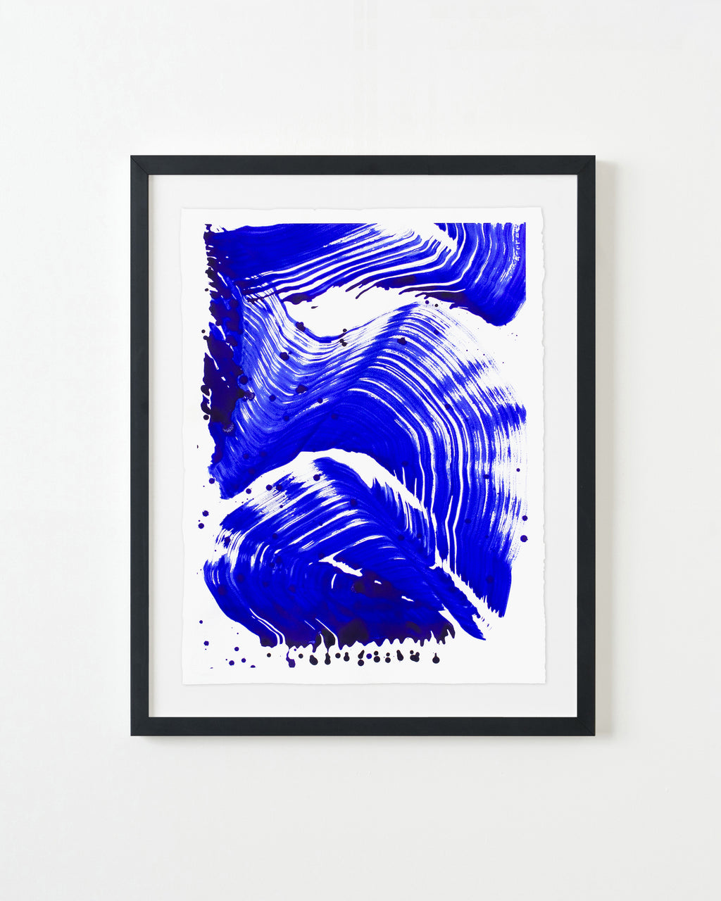 Painting by Linda Colletta titled "Lapis VIII" - 3.