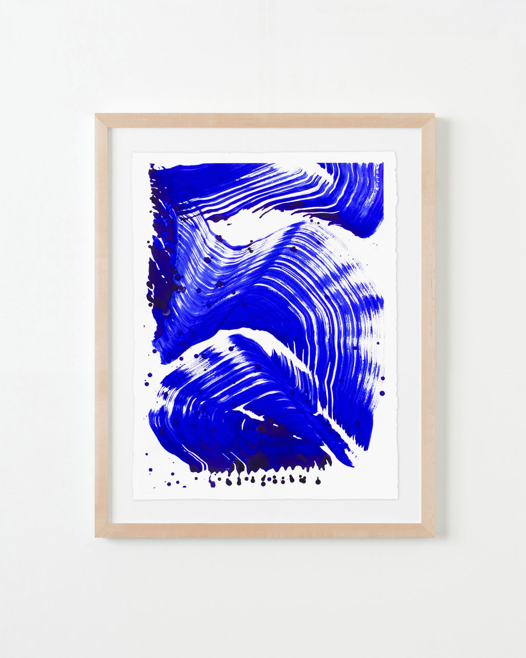 Painting by Linda Colletta titled "Lapis VIII" - 4.
