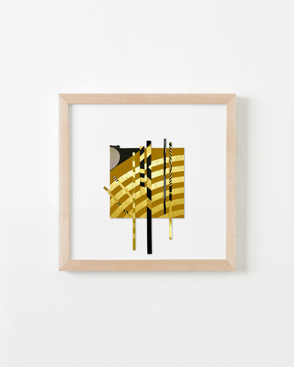 Mixed Media by Lisa Hunt titled "Cross Sections Free Form No. 16" - 7.