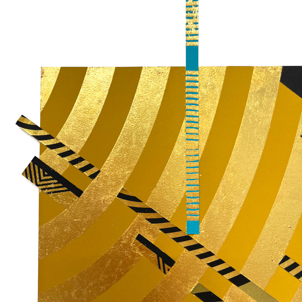 Mixed Media by Lisa Hunt titled "Cross Sections Free Form No. 17" - 4.