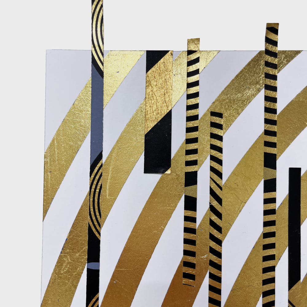 Mixed Media by Lisa Hunt titled "Cross Sections Free Form No. 18" - 4.