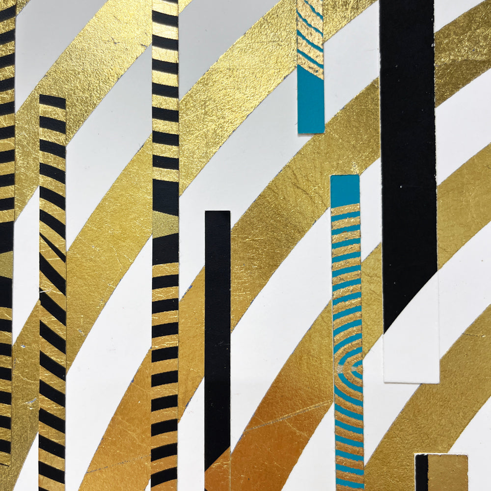 Mixed Media by Lisa Hunt titled "Cross Sections Free Form No. 18" - 5.