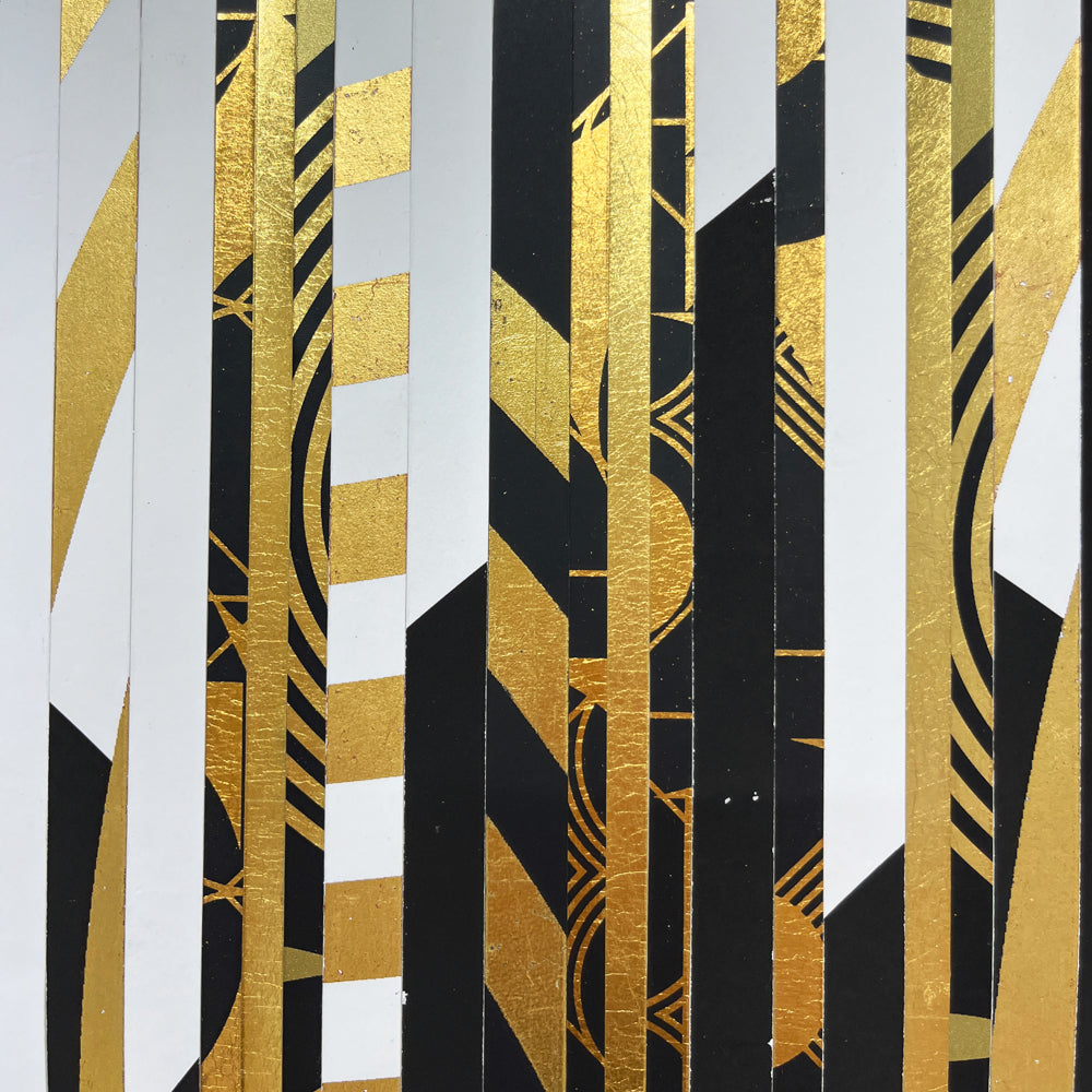 Mixed Media by Lisa Hunt titled "Cross Sections Free Form No. 20" - 3.