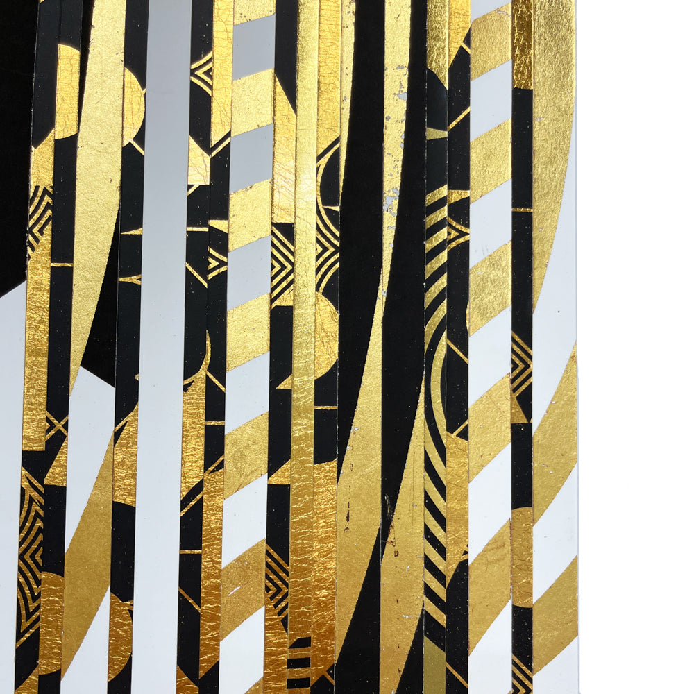 Mixed Media by Lisa Hunt titled "Cross Sections Free Form No. 21" - 3.