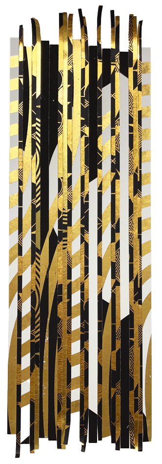 Mixed Media by Lisa Hunt titled "Cross Sections Free Form No. 21" - 2.