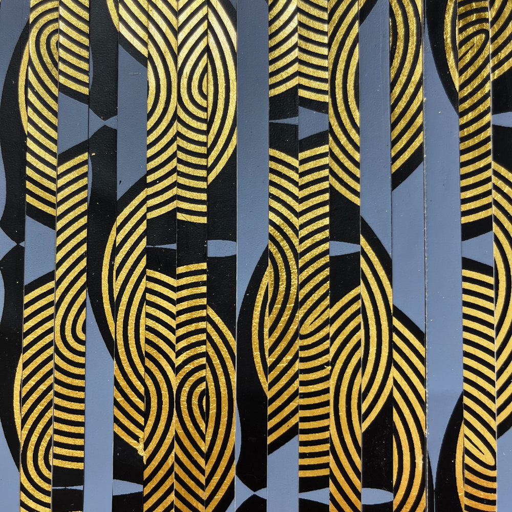 Mixed Media by Lisa Hunt titled "Royal Palm Repeat Collage No. 1" - 4.