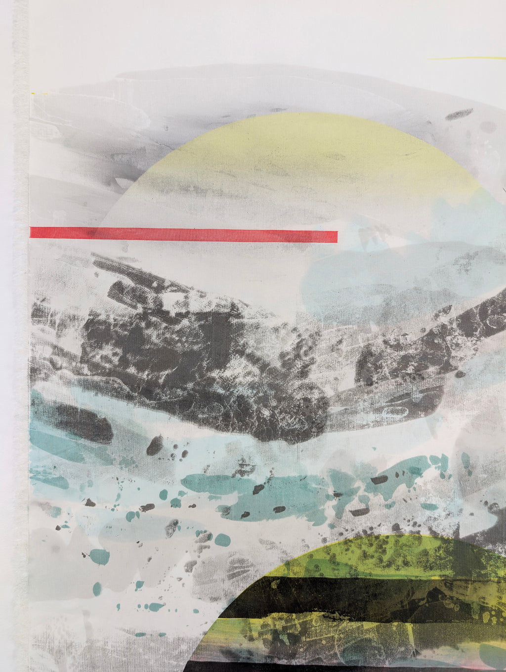 Print by Keiko Kamata titled "Littoral 4" - 4.