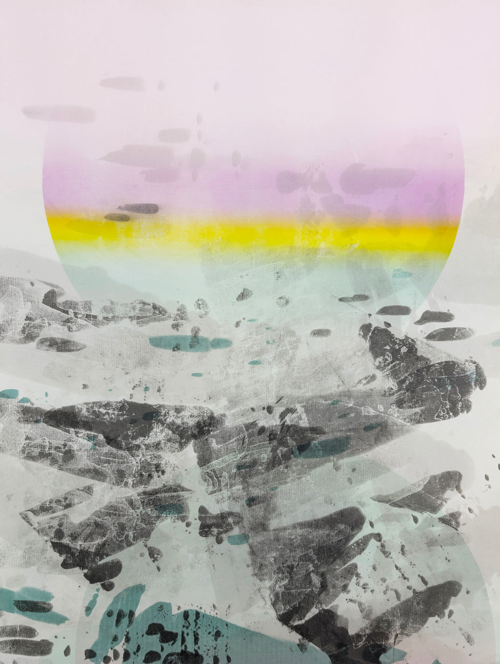 Print by Keiko Kamata titled "Littoral 5" - 4.
