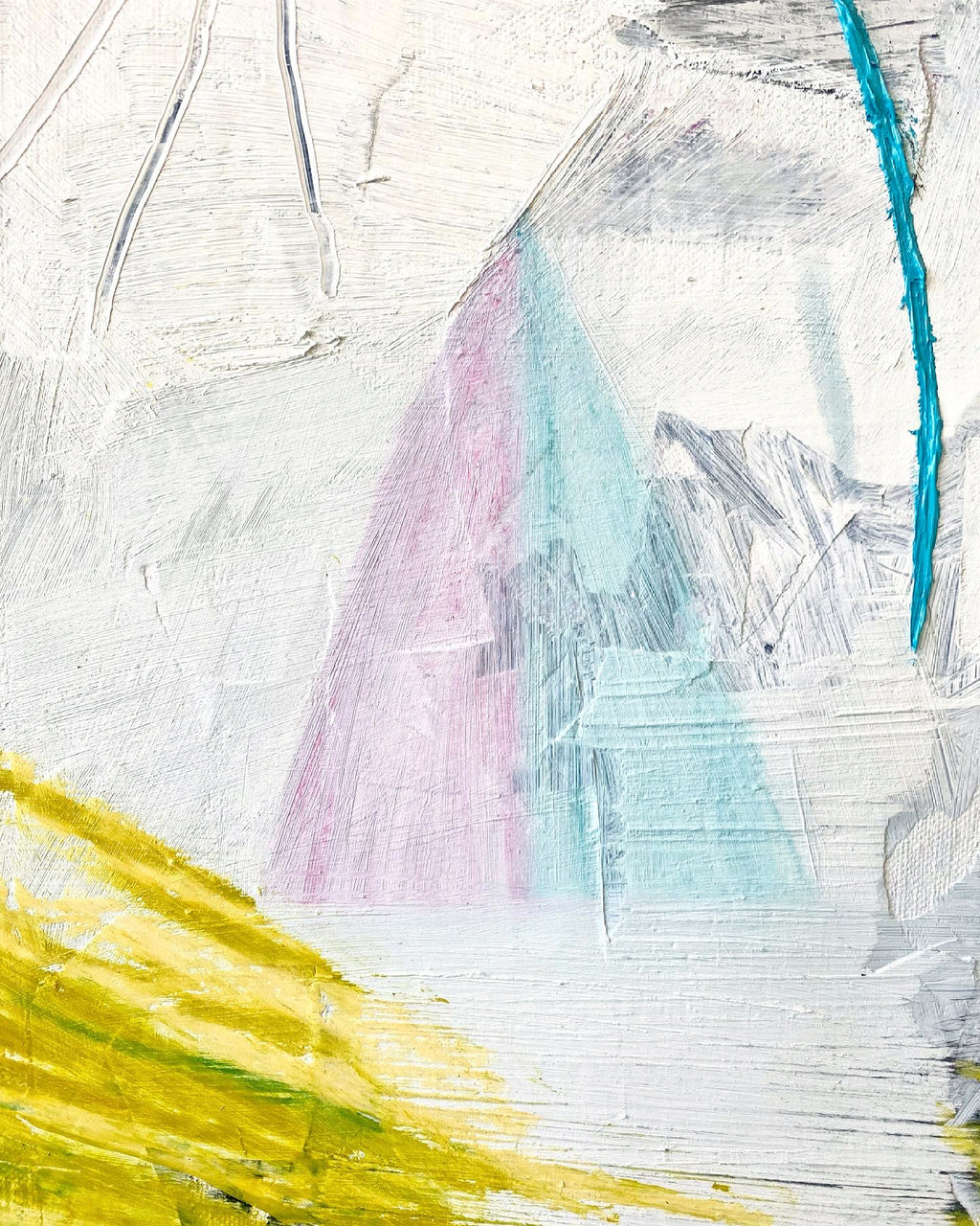 Painting by Tyler Scheidt titled "Loop" - 4.