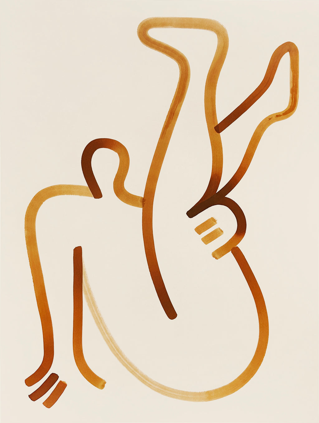 Painting by Lourenço Providência titled "body2" - 2.