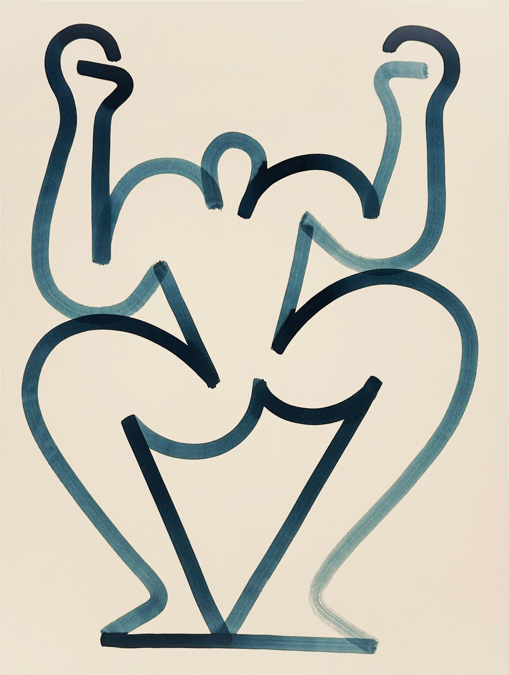 Painting by Lourenço Providência titled "body8" - 2.