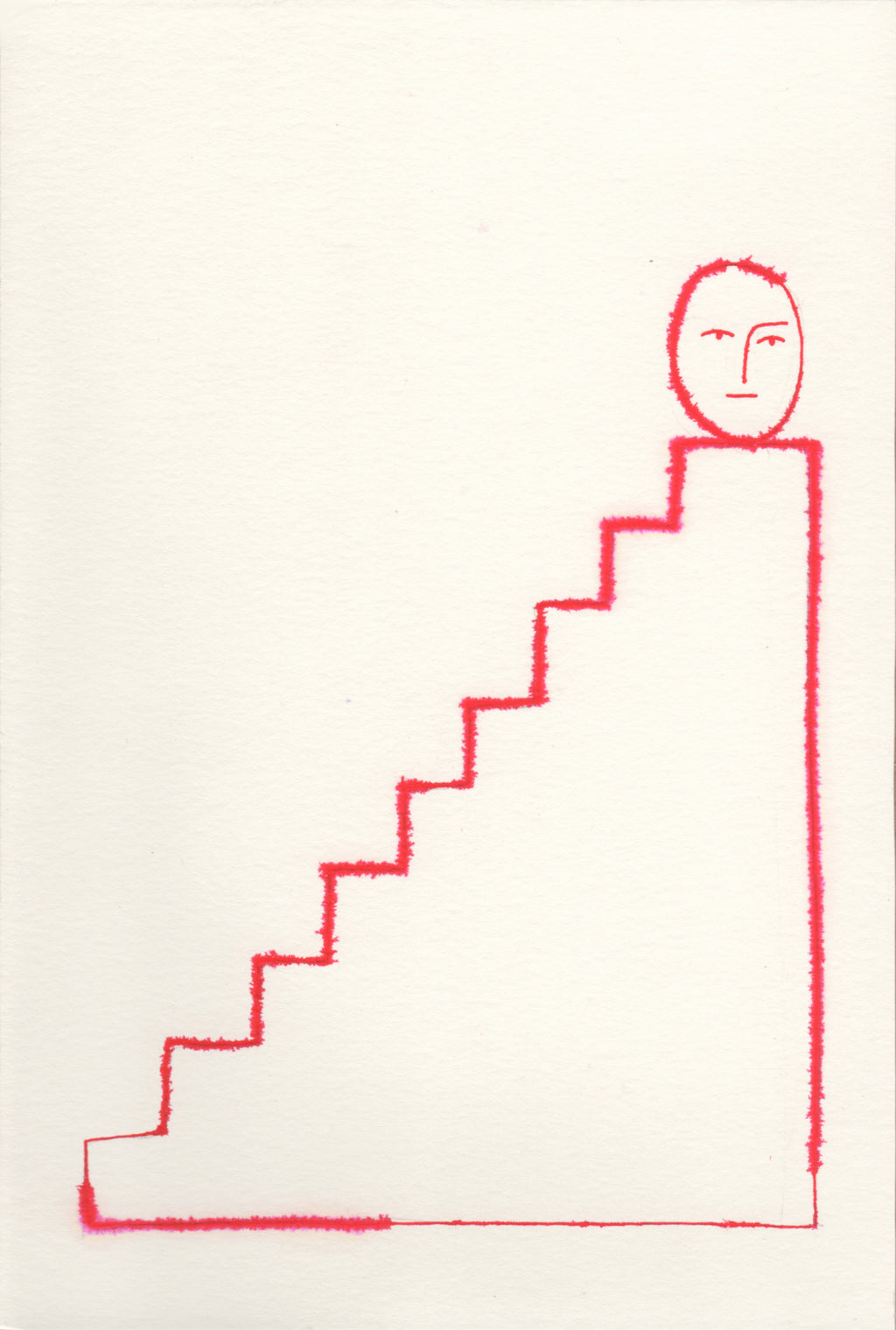 Drawing by Lourenço Providência titled "climb" - 2.
