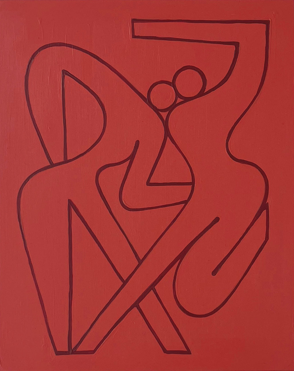 Painting by Lourenço Providência titled "conversation 2" - 2.