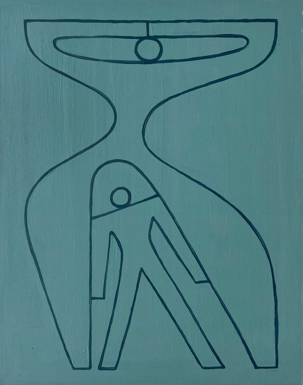 Painting by Lourenço Providência titled "conversation 3" - 2.