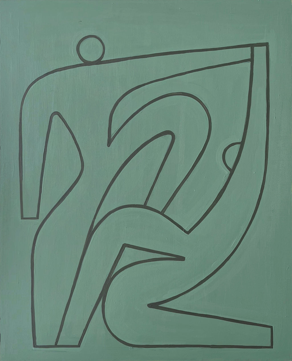 Painting by Lourenço Providência titled "conversation 5" - 2.