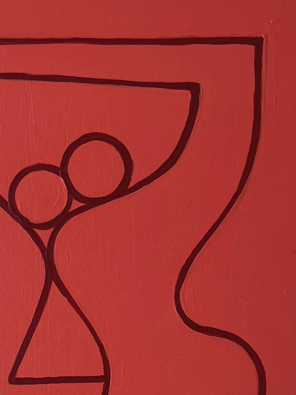 Painting by Lourenço Providência titled "conversation 2" - 3.