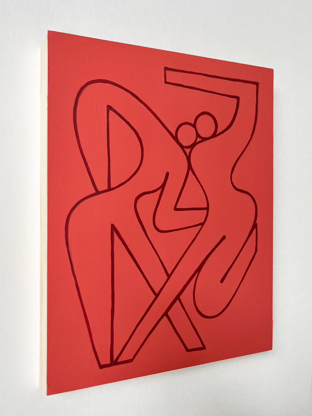 Painting by Lourenço Providência titled "conversation 2" - 4.