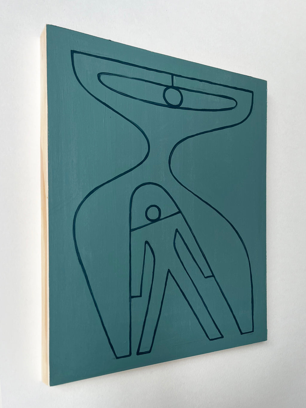 Painting by Lourenço Providência titled "conversation 3" - 4.