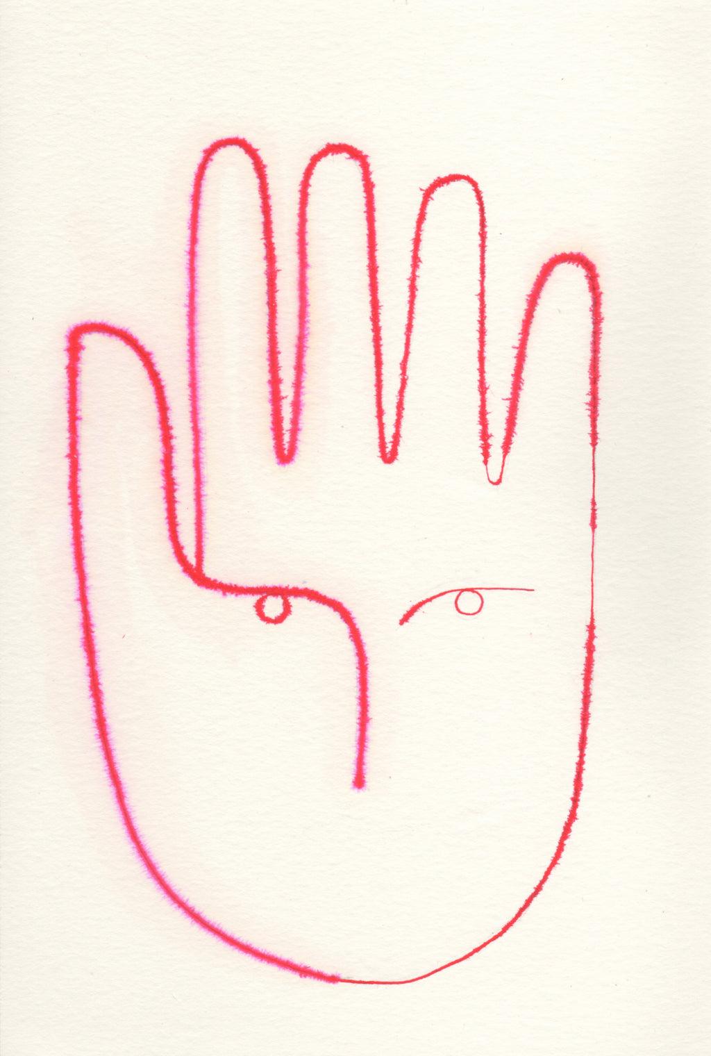 Drawing by Lourenço Providência titled "hand" - 2.