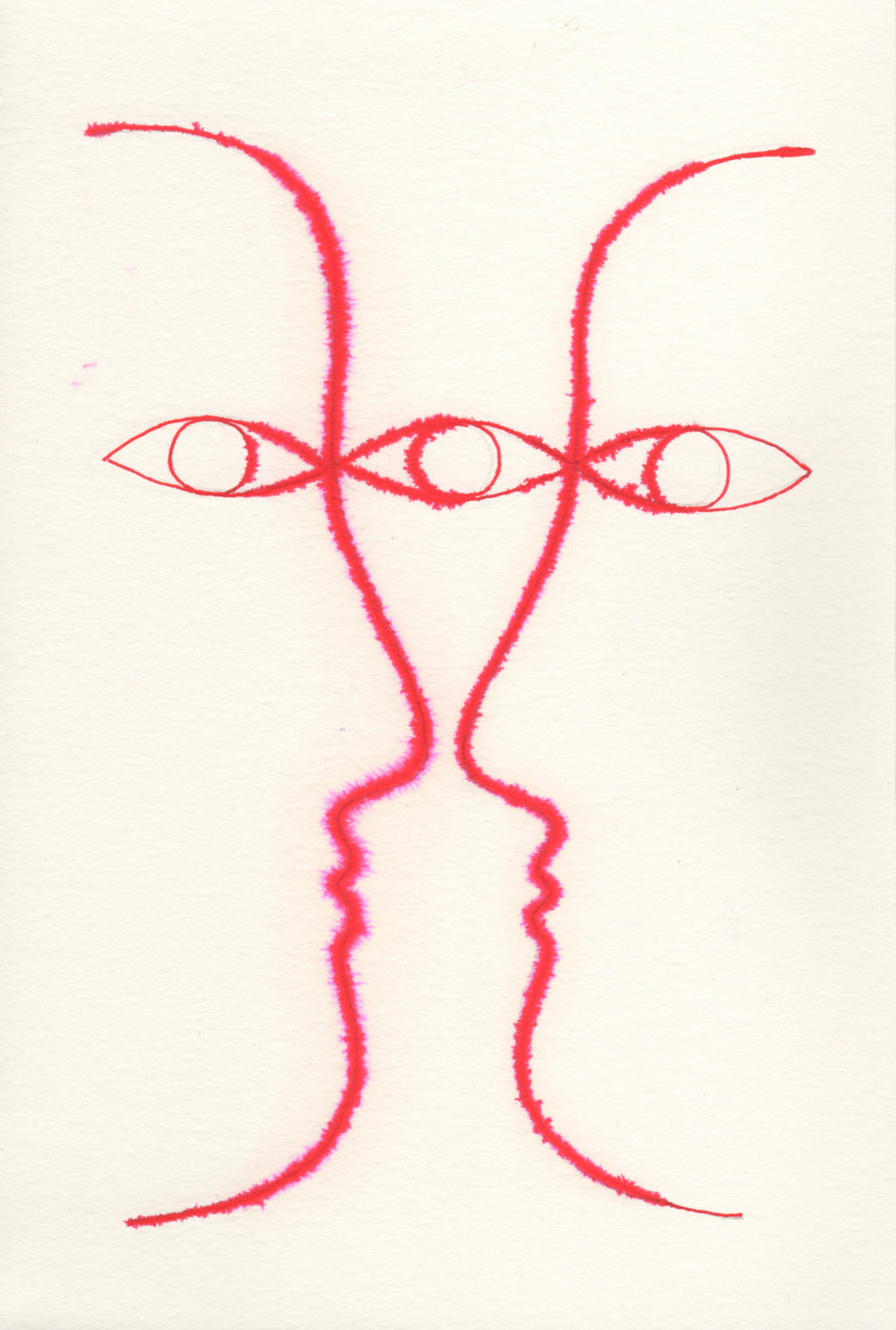 Drawing by Lourenço Providência titled "merger" - 2.