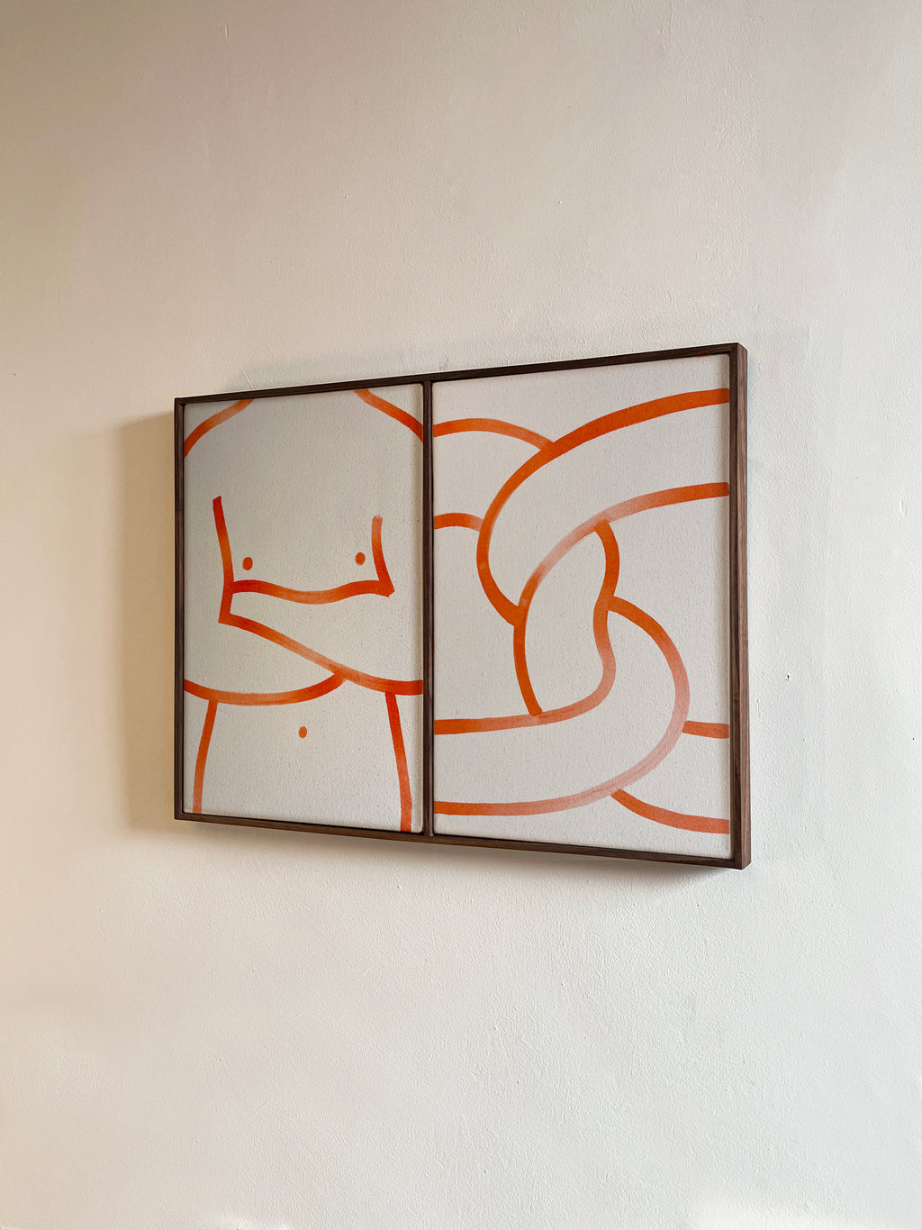 Painting by Lourenço Providência titled "Nó" - 3.