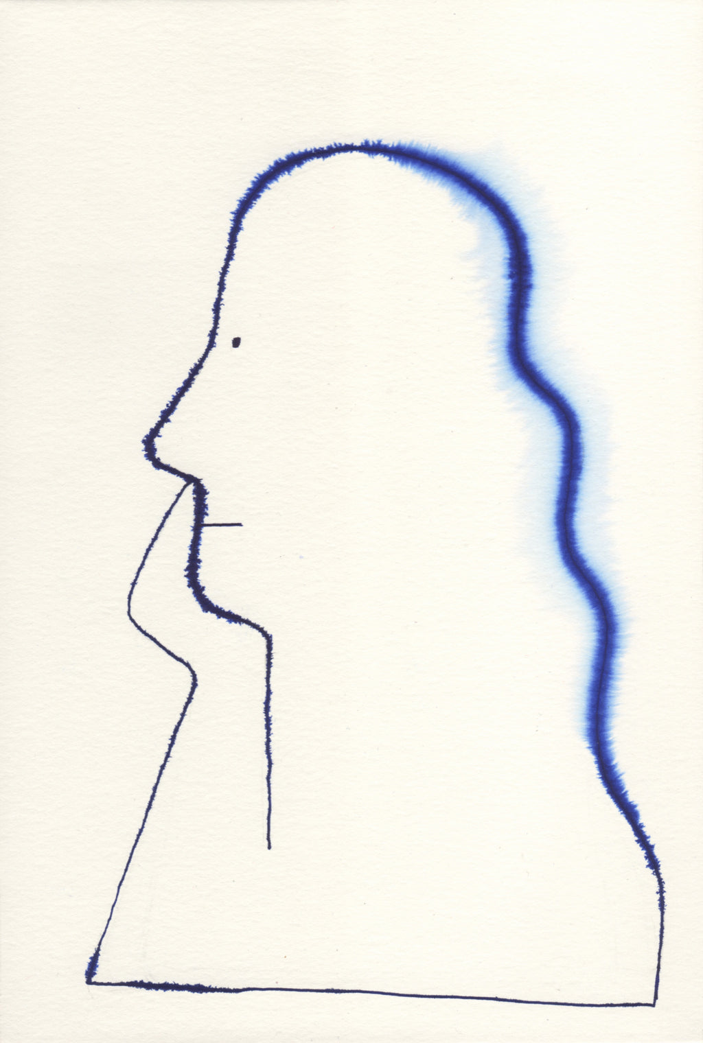 Drawing by Lourenço Providência titled "observe" - 2.