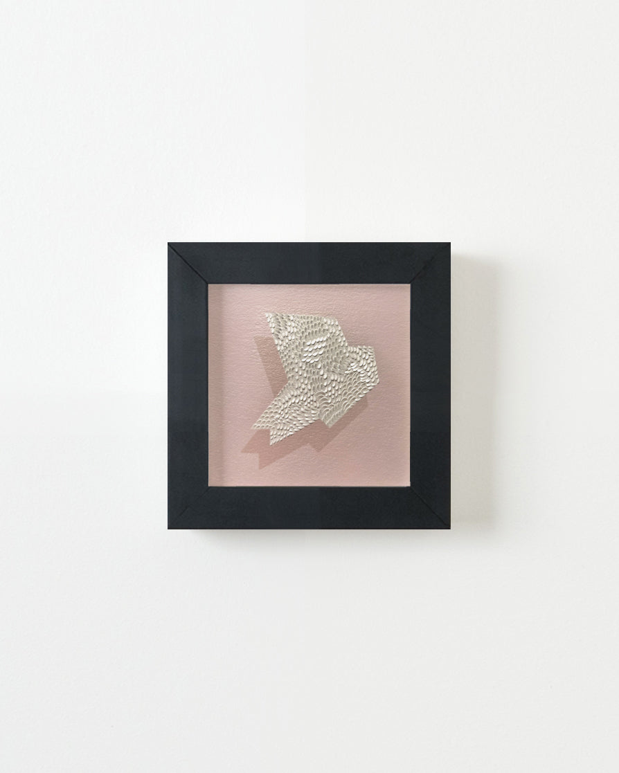 Drawing by Lucha Rodriguez titled "Aves y Valles, Knife Drawing V" - 5.