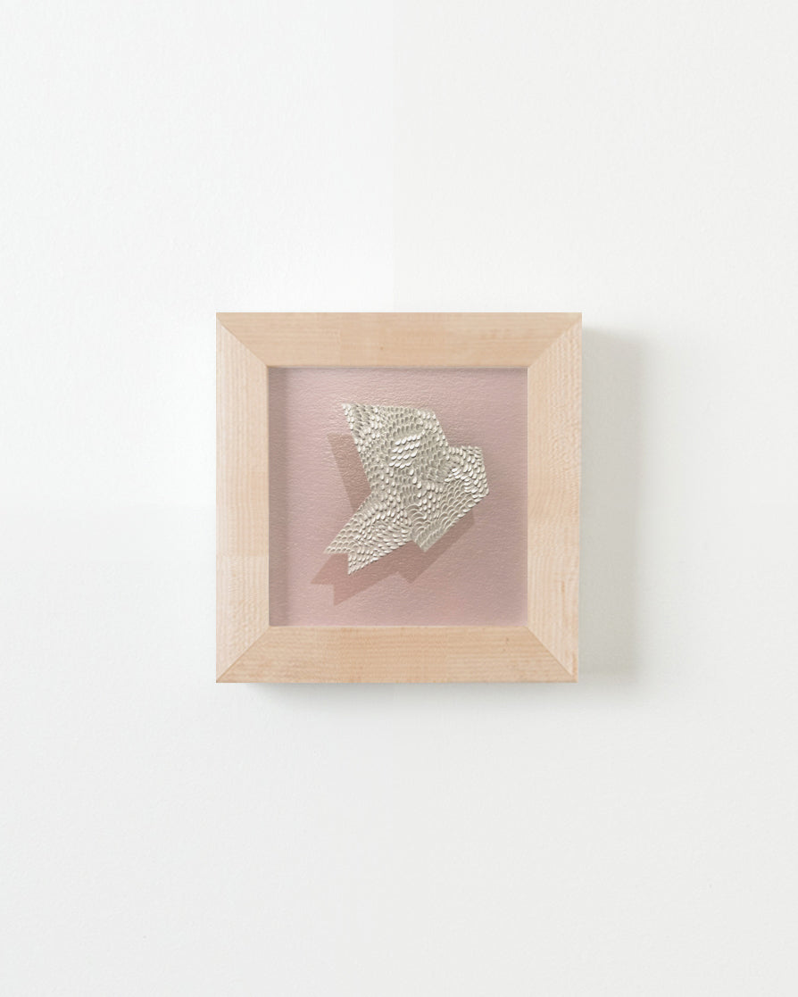 Drawing by Lucha Rodriguez titled "Aves y Valles, Knife Drawing V" - 6.