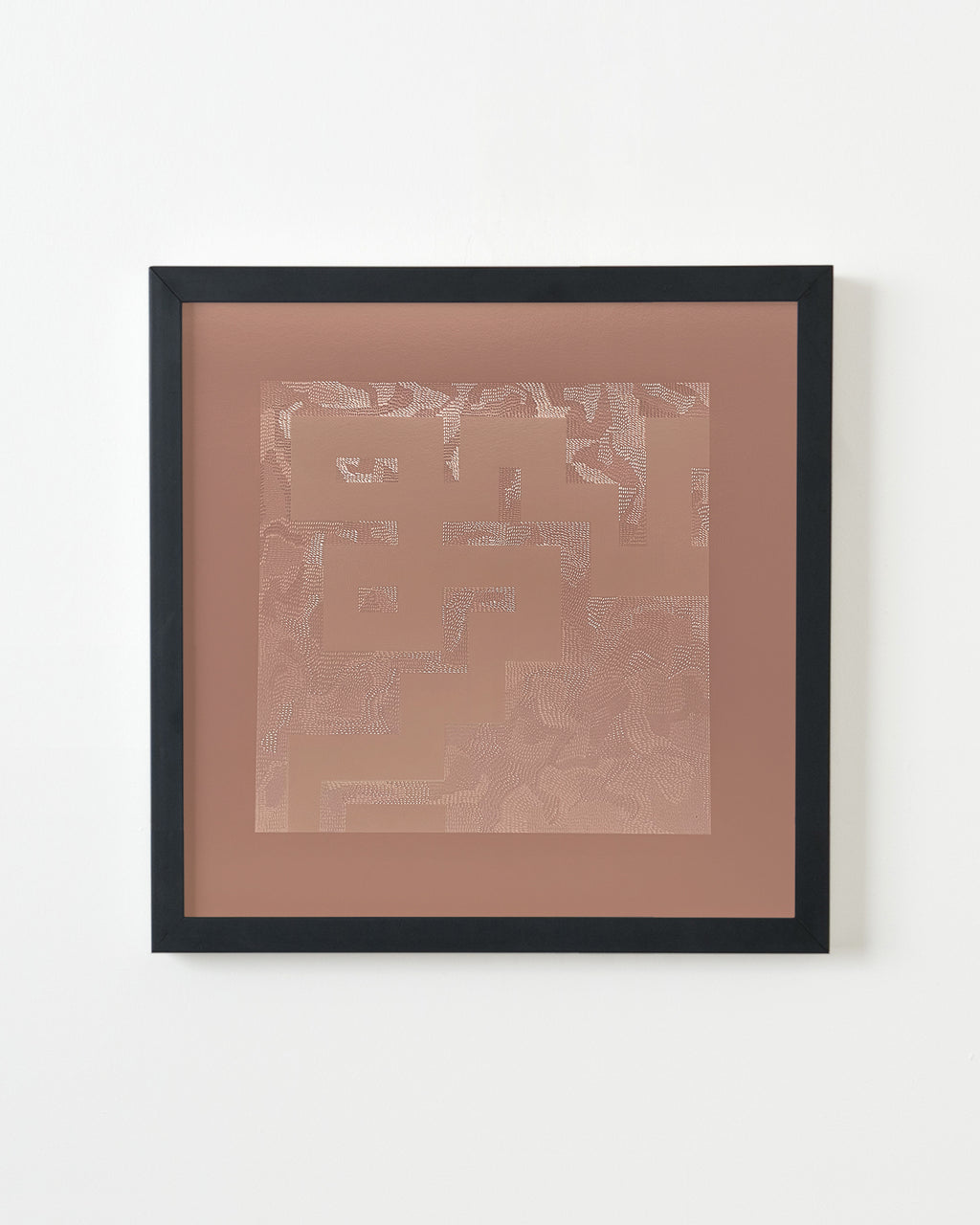 Drawing by Lucha Rodriguez titled "Bultos y Viajes, Knife Drawing II" - 4.