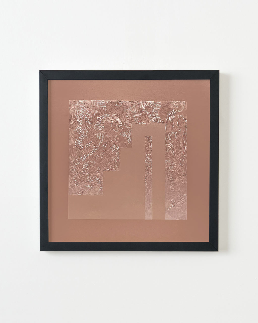 Drawing by Lucha Rodriguez titled "Bultos y Viajes, Knife Drawing III" - 3.