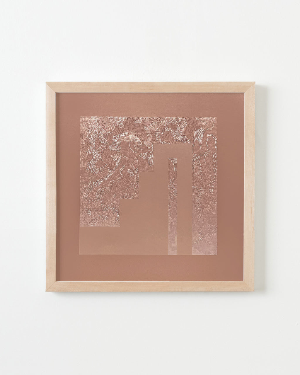 Drawing by Lucha Rodriguez titled "Bultos y Viajes, Knife Drawing III" - 4.