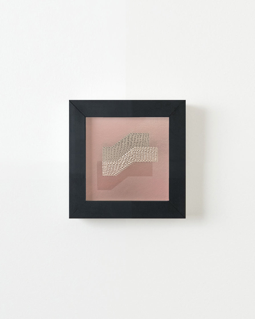 Drawing by Lucha Rodriguez titled "Caminos y Calles, Knife Drawing III" - 5.