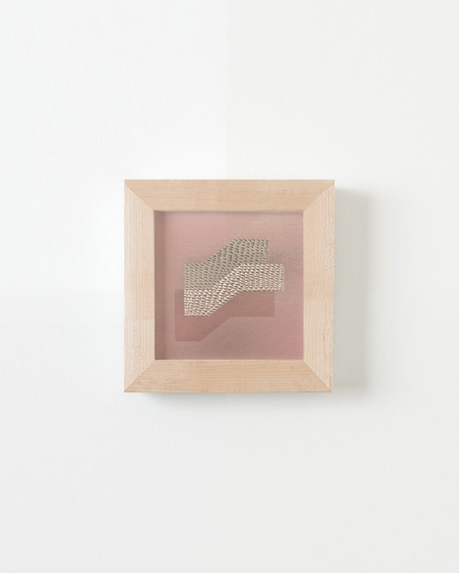 Drawing by Lucha Rodriguez titled "Caminos y Calles, Knife Drawing III" - 6.